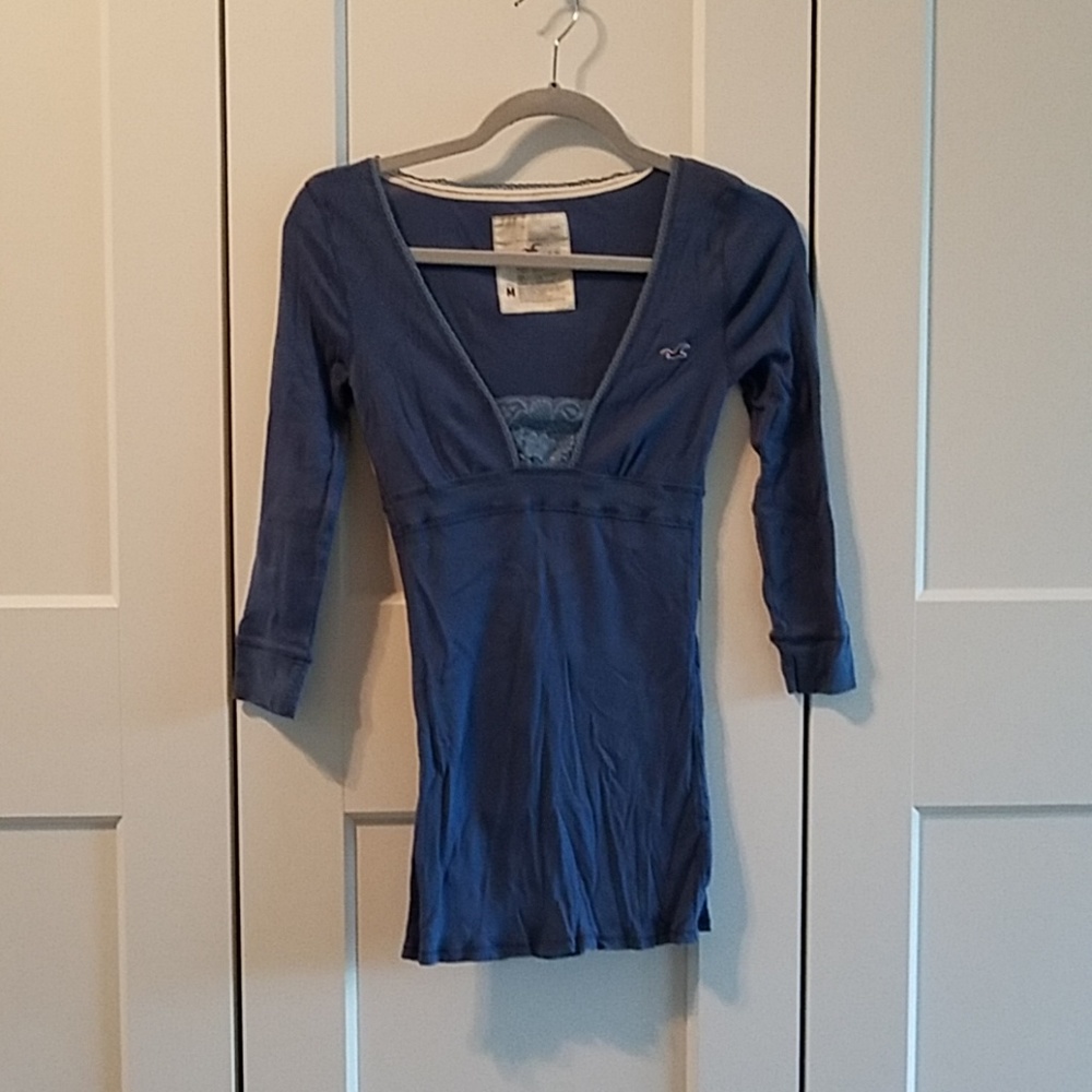 Hollister 3/4 sleeve casual top